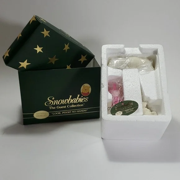 Snowbabies "Look, Pooh! No Hands!" Figurine - Picture 6 of 10